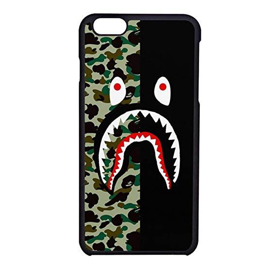 BAPE Shark Logo - Bape shark colorfull 3 Case For iPhone 7: Cell Phones