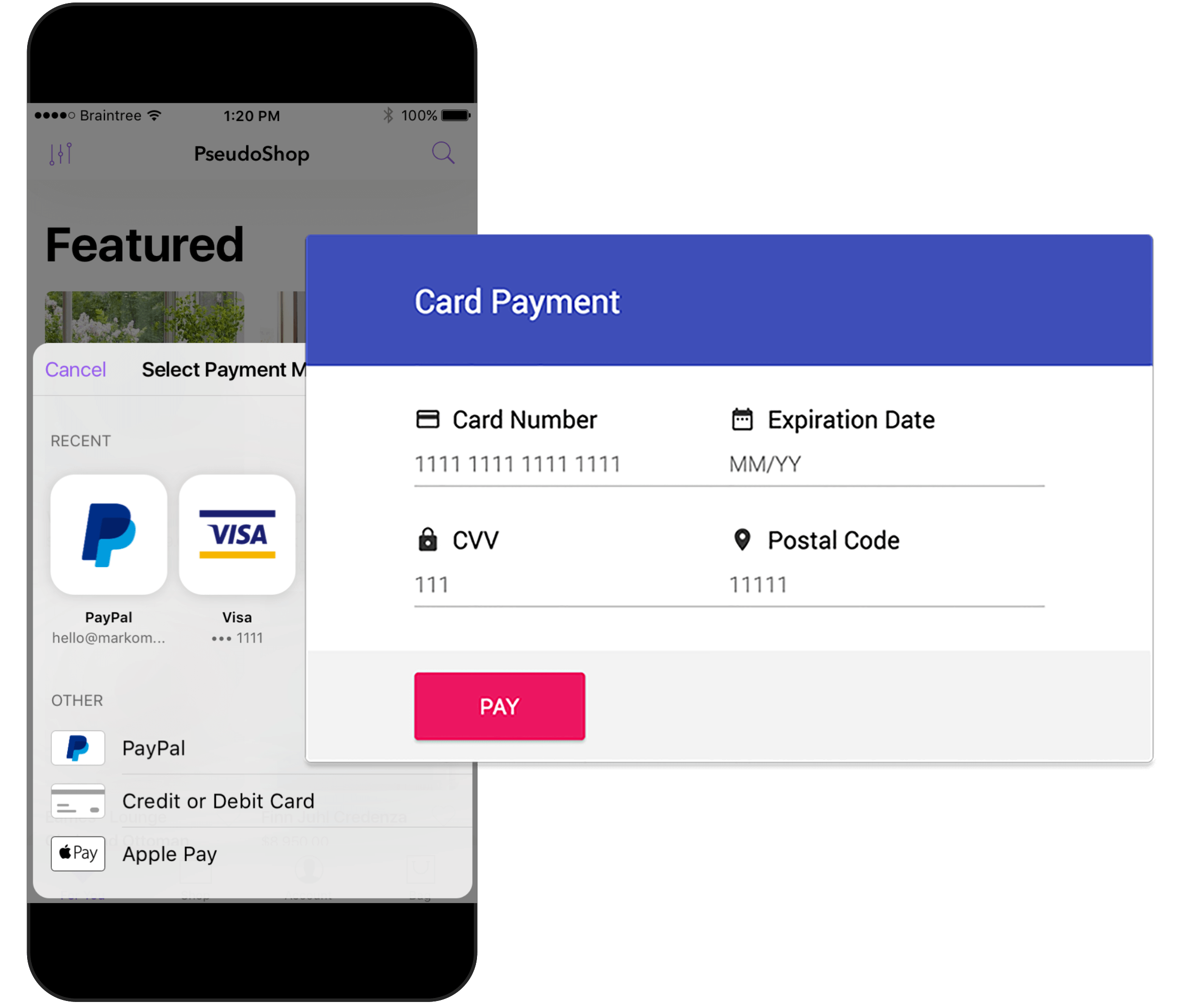 Braintree Credit Card Logo - Core Features | Braintree Payments