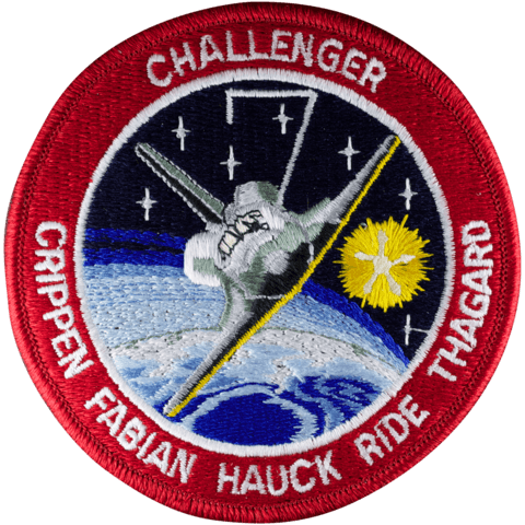 NASA Challenger Logo - Space Shuttle – Space Patches
