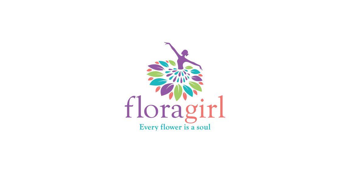 Girl Logo - Flora Dancing Girl | LogoMoose - Logo Inspiration