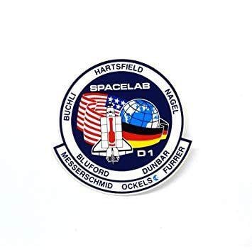 NASA Challenger Logo - Space Shuttle Mission Decal STS 61 A NASA Challenger
