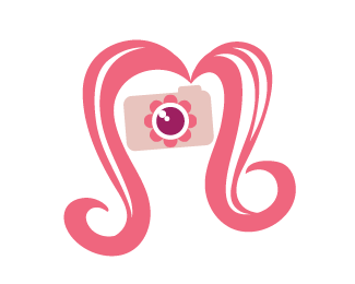 Girl Logo - camera girl Designed