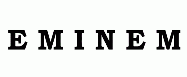 Wminem Logo - Eminem Logo Font