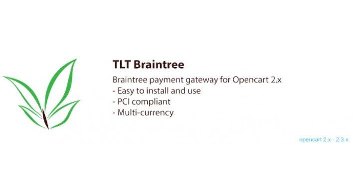 Braintree Payments Logo - OpenCart - TLT Braintree Payments for Opencart 2.x