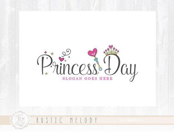 Girl Logo - Children Logo Design Little Princess Logo Girl Logo Boutique | Etsy