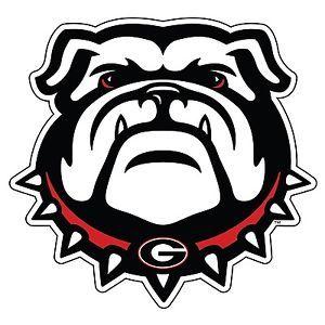 Georgia Bulldogs Logo - UGA X-LARGE Super Size New GEORGIA Bulldog Logo Decal | eBay