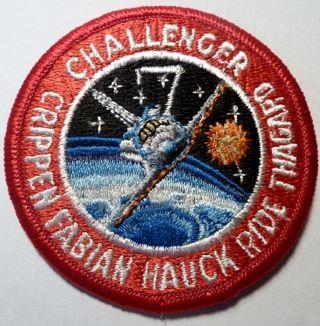 NASA Challenger Logo - Free: NASA CHALLENGER STS-7 SPACE SHUTTLE PATCH CRIPPEN-FABIAN-HAUCK ...