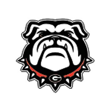 Georgia Bulldogs Logo - Amazon.com : Georgia Bulldogs NEW Bulldog Decal - 6