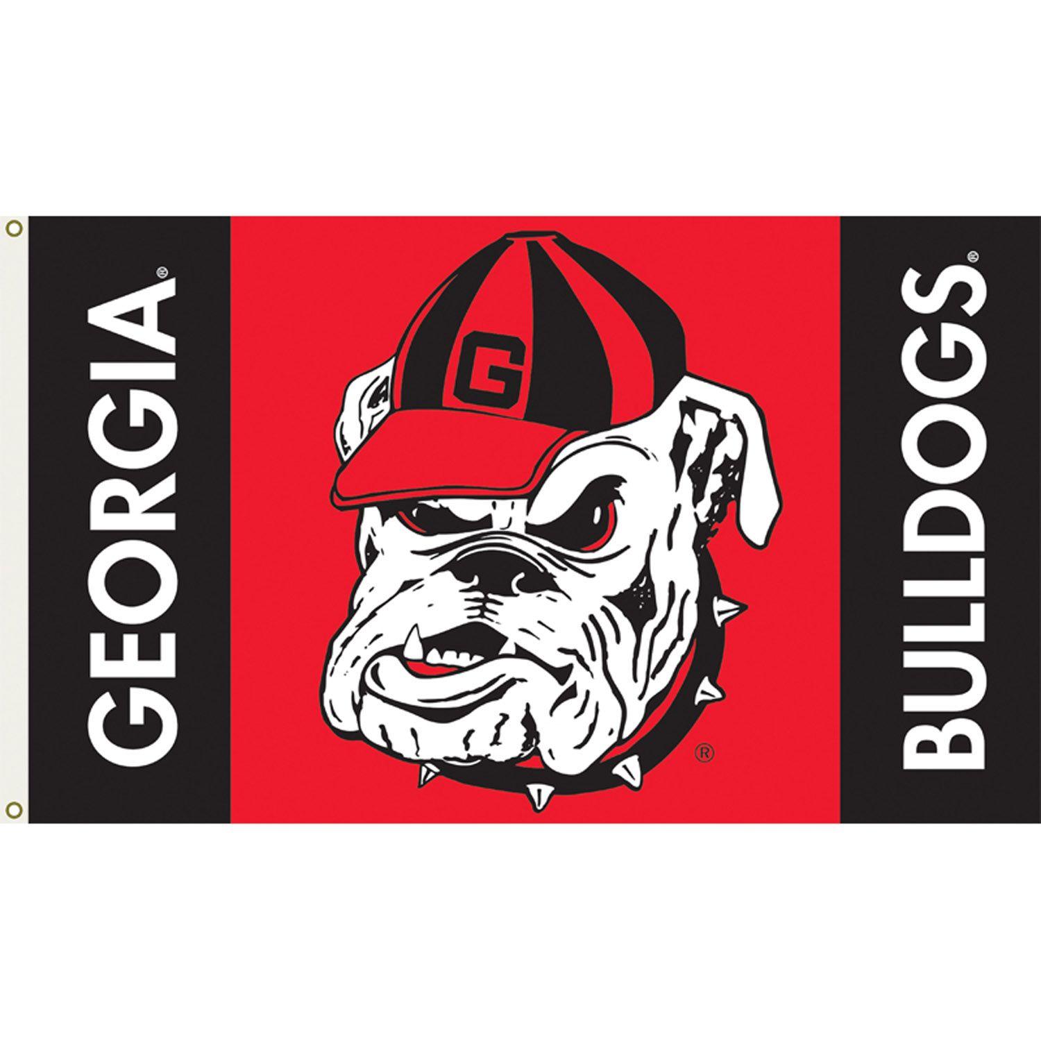 Georgia Bulldogs Logo - Georgia Bulldogs 3ft x 5ft Team Flag Design 2
