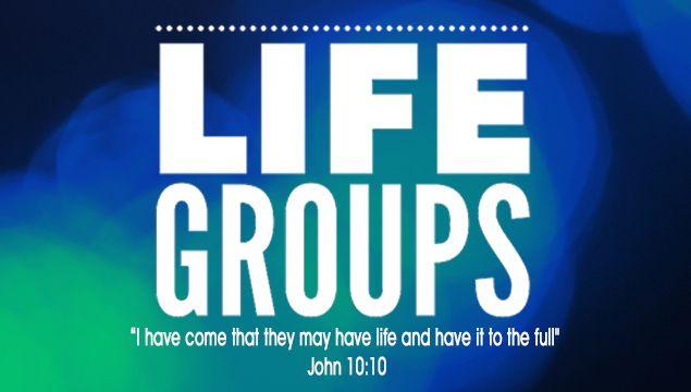 Green and Blue People Logo - Life Groups