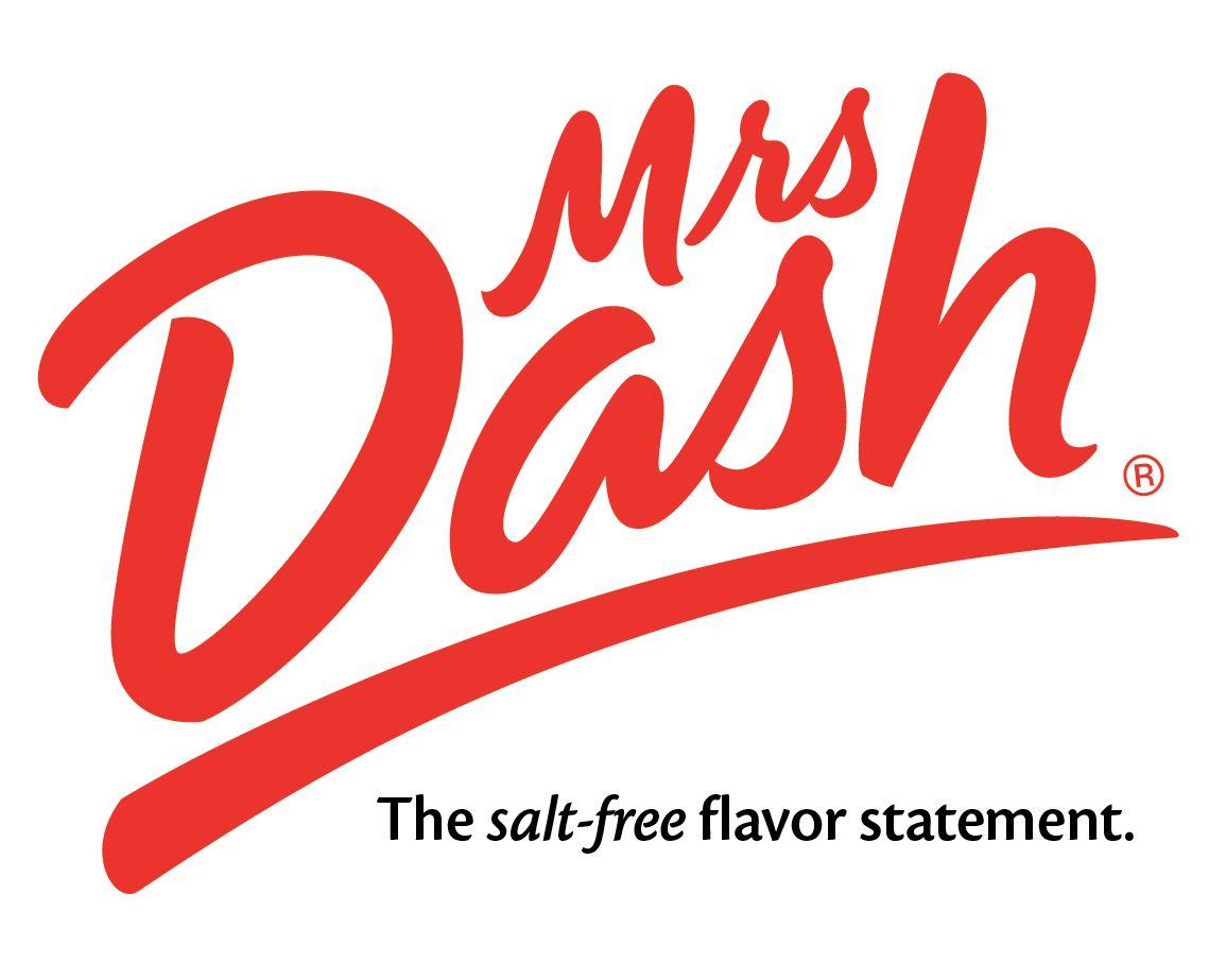 And White Blue Red Dasheslogo Logo - MRS Dash Logo with tag approved - Baker's Joy