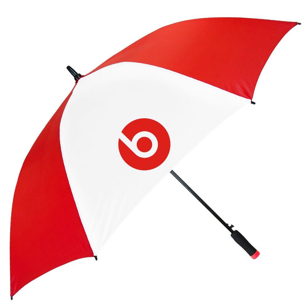 White and Red Umbrella Logo - Best Sellers – StrombergBrand Imprinted Umbrellas, Since 1942