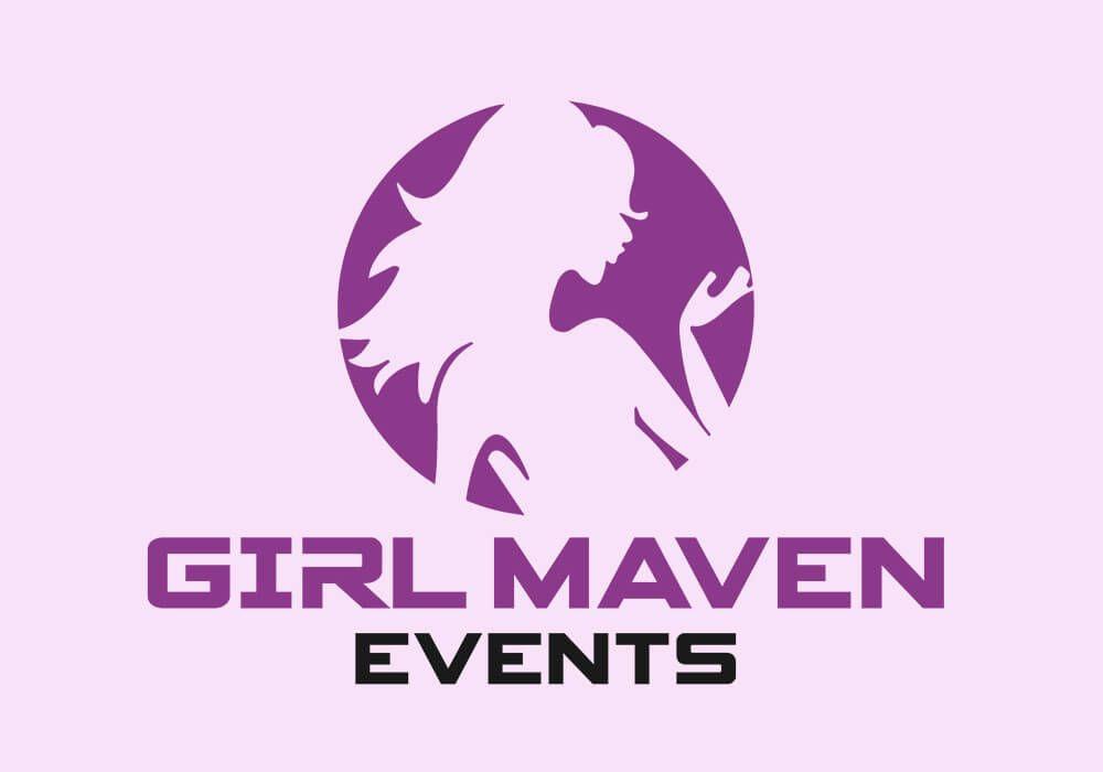Girl Logo - Girl Maven Events | Logo Designed by Dharmishi Technologies