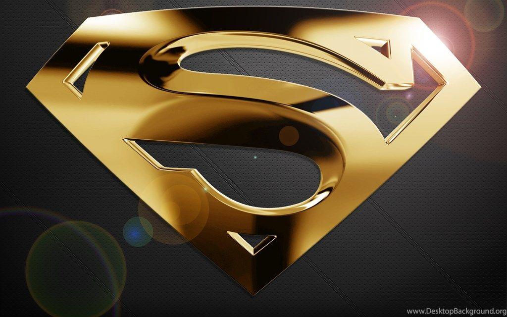 Black and Superman Logo - Black Superman Logo Desktop Background