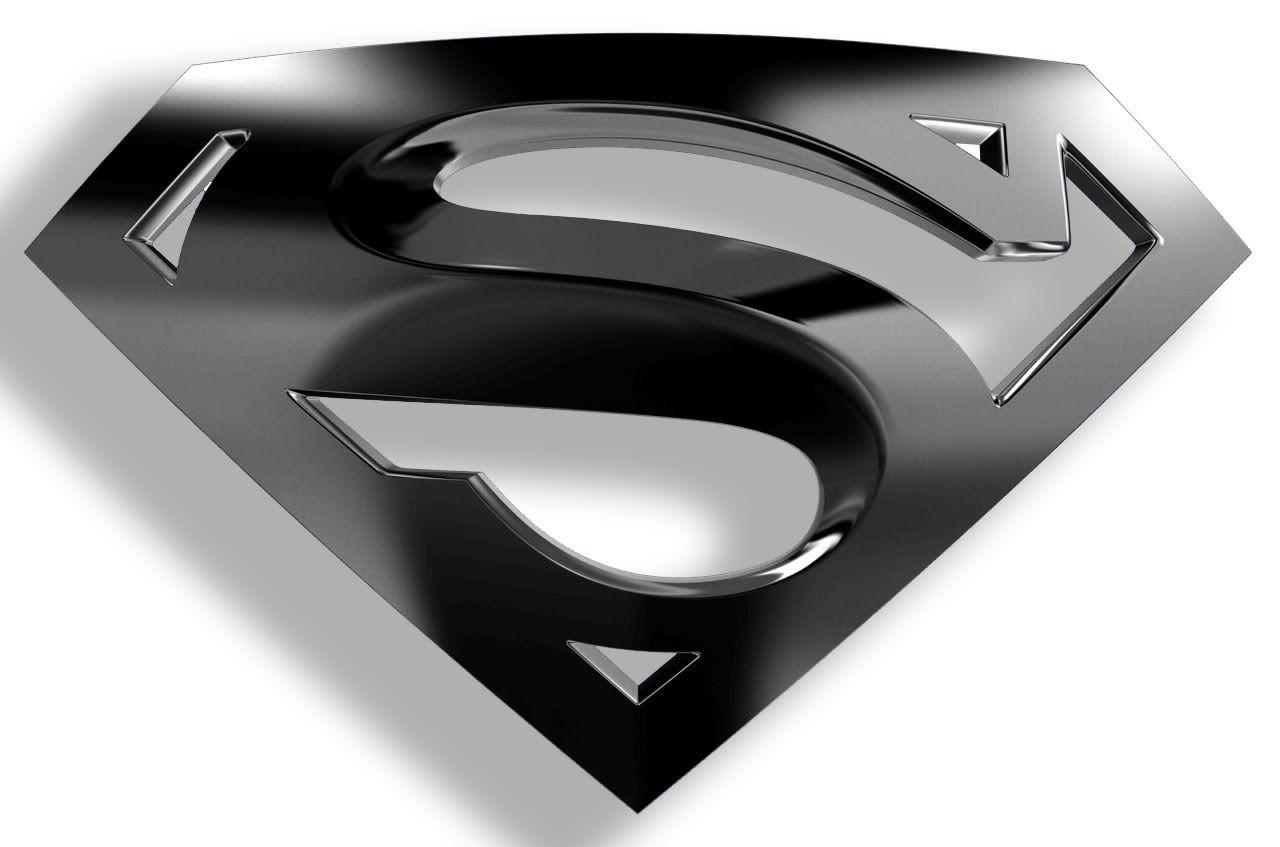Black Superman Logo - Image for Superman Logo Black And White Wallpaper HD. black white