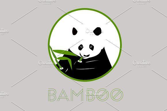 Panda Cool Logo - Panda Logos, Cute and Cool Logo Templates Creative Market
