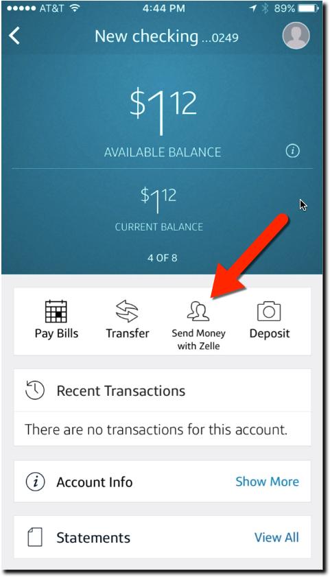 Pay with Zelle Chase Logo - Payments UX: Zelle Confuses Labs: Digital Banking REWIRED