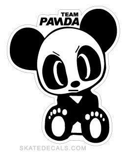 Panda Cool Logo - 2 Team Panda Stickers Decals [team-panda] - $3.95 : Acadame V1.0 ...
