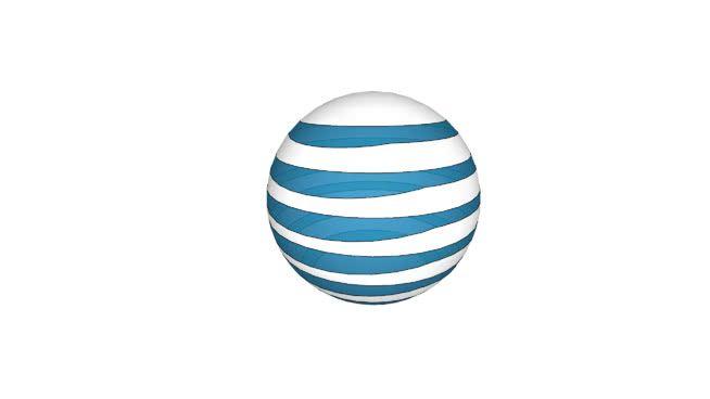 AT&T Logo - AT&T Logo | 3D Warehouse