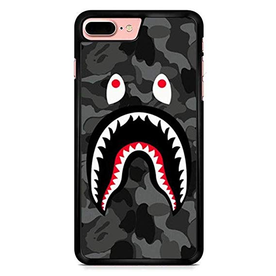 BAPE Shark Logo - Amazon.com: iPhone 7 Plus Case, iPhone 8 Plus Covers, BapeShark Logo ...