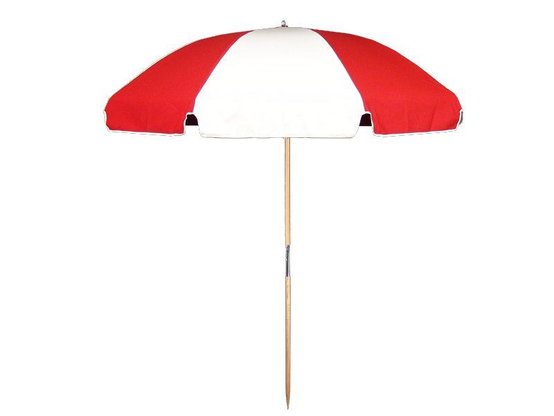 White and Red Umbrella Logo - Acrylic Logo Red & White 7 1/2