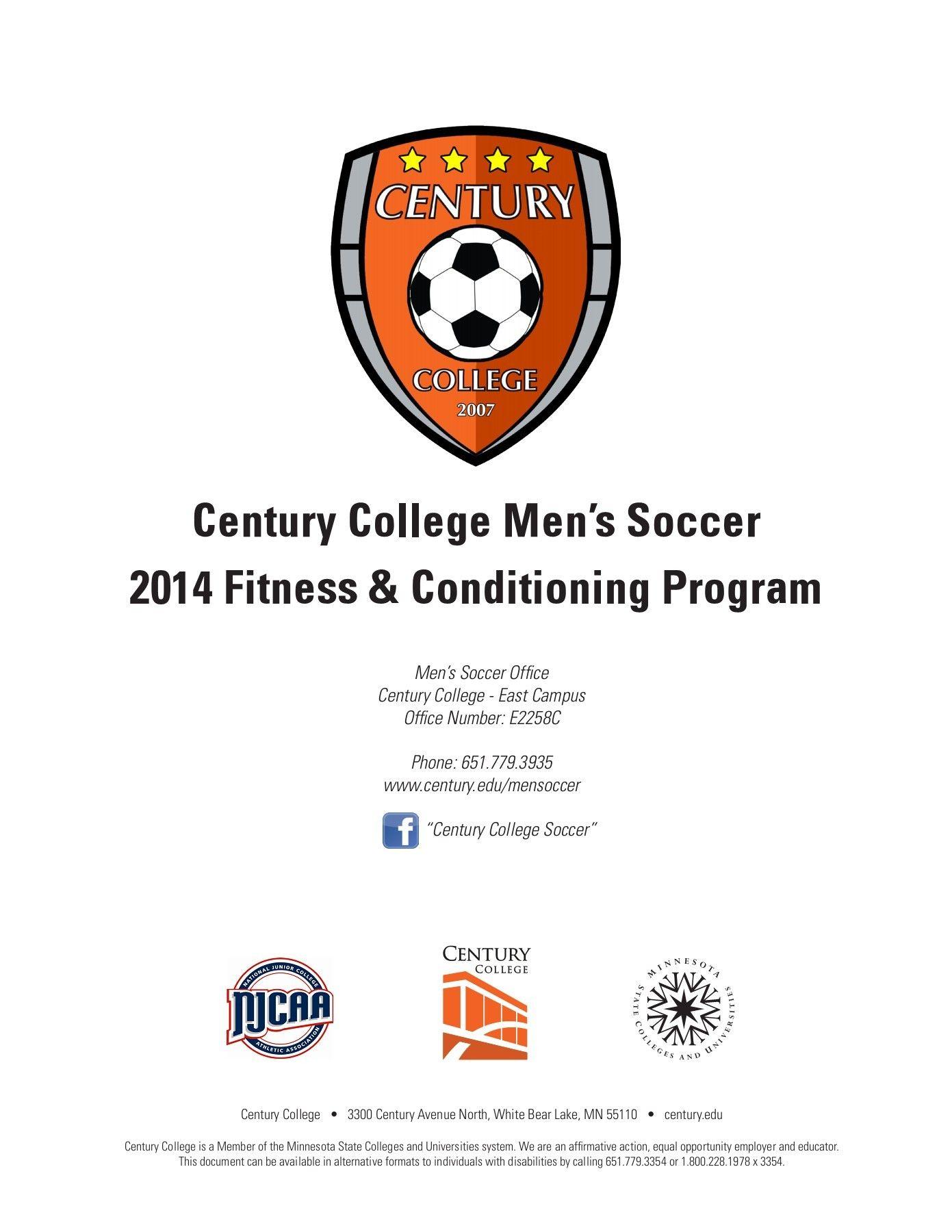 Century College Logo - Century College Men's Soccer 2014 Fitness & Conditioning ... | FlipHTML5