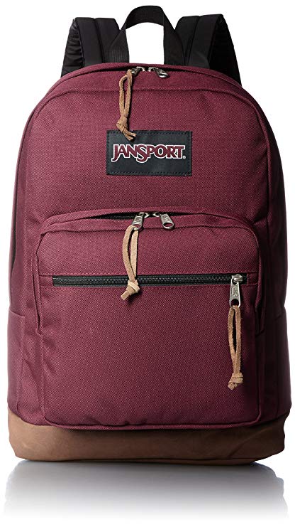 Old JanSport Logo - Amazon.com: JanSport Right Pack Laptop Backpack - Russet Red ...