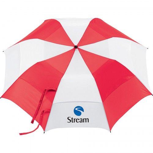 White and Red Umbrella Logo - Buy Promotional 58