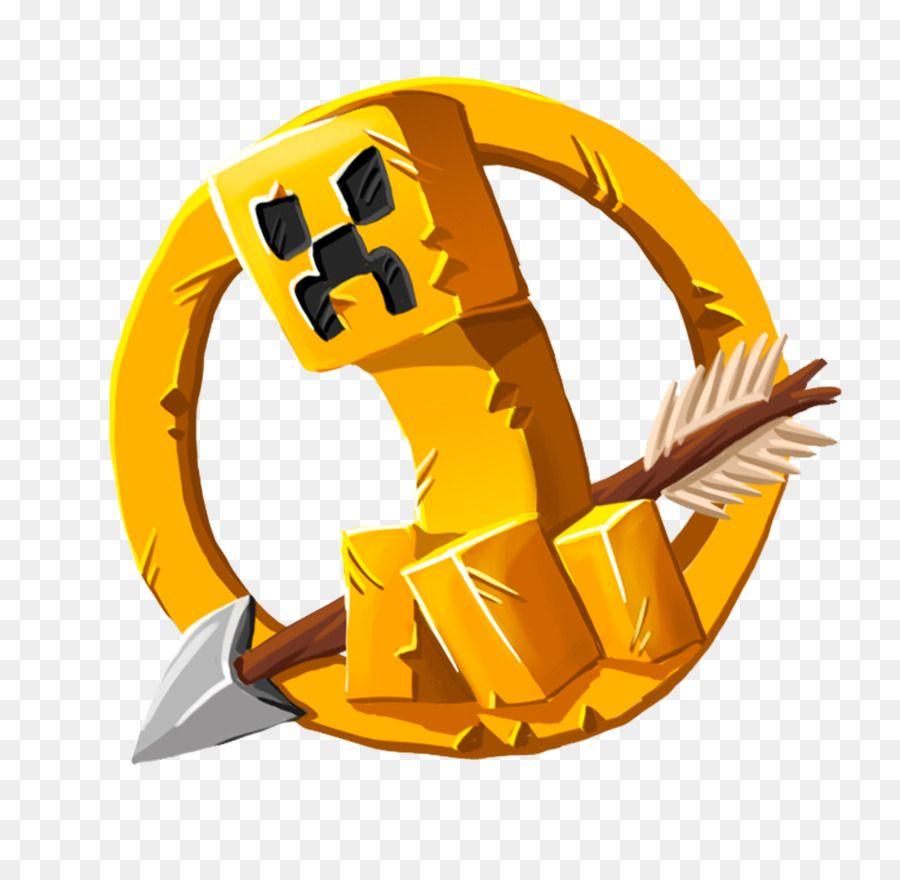 Yellow in the Game Logo - Minecraft: Pocket Edition Logo Survival game The Hunger Games