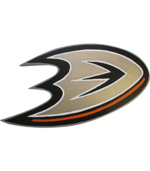 Ducks Sports Logo - Ducks Sports Logo Sign Anaheim Ducks Hand Painted by ThePineNuts ...