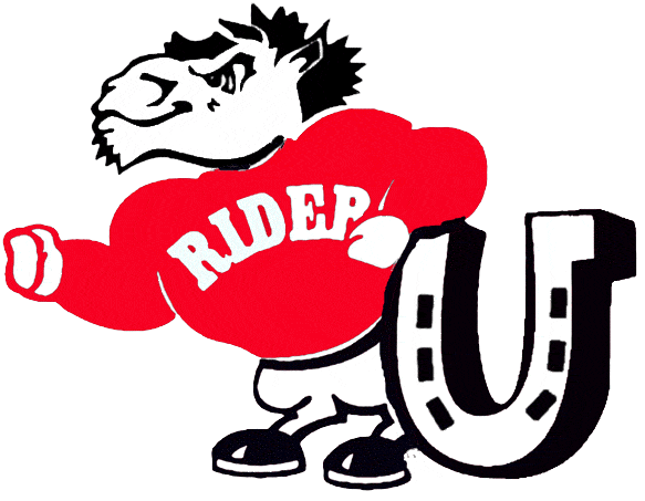 Rider Broncos Logo - Rider Broncs Primary Logo - NCAA Division I (n-r) (NCAA n-r) - Chris ...