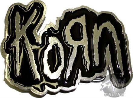 Korn Logo - Korn Logo Silver Belt Buckle | FYE