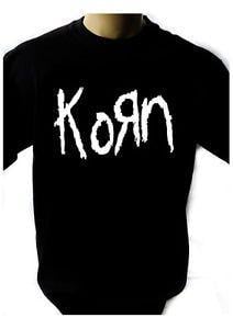 Korn Logo - KORN LOGO Black New T Shirt Rock Band Shirt Rock Tee