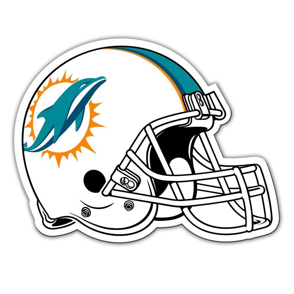 Miami Dolphins New Helmet Logo - Miami Dolphins Official 12 Helmet Magnet