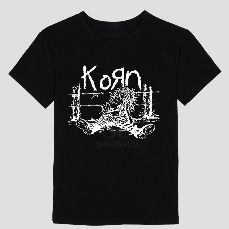 Korn Logo - Men Funny T shirt Fashion Men's T Shirt Korn Logo Men's Tee T shirt ...