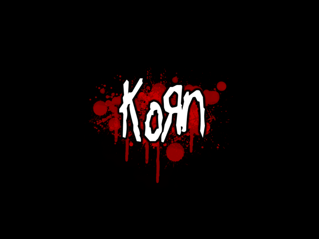 Korn Logo - Red Black Korn Logo Wallpaper Wallpaper | WallpaperLepi