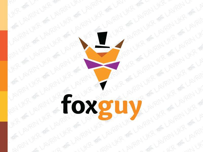 Funny Orange Logo - FoxGuy Logo by Lavrin UKR | Dribbble | Dribbble