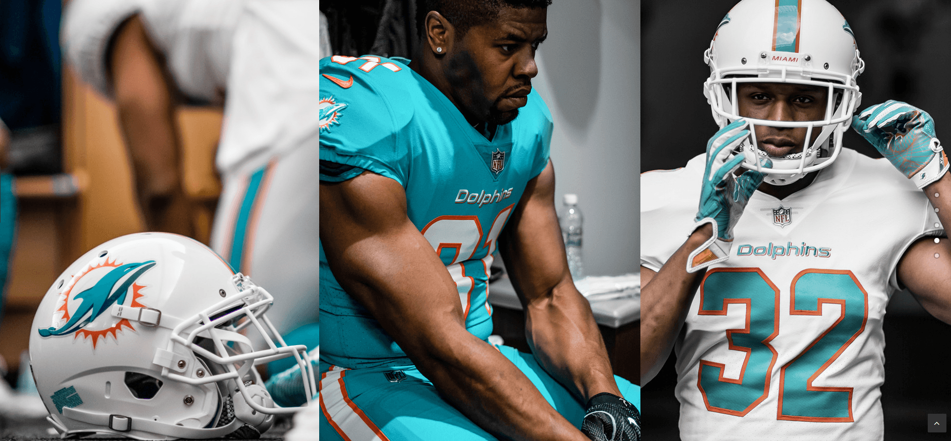 Miami Dolphins New Helmet Logo - First look at new Miami Dolphins Nike uniforms for 2018 NFL season