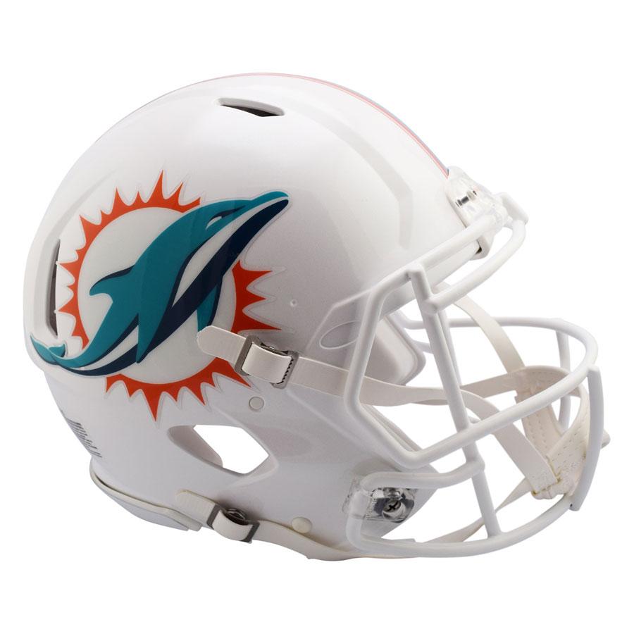 Miami Dolphins New Helmet Logo - Miami Dolphins NEW 2018 Riddell Speed Authentic