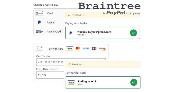 Braintree Credit Card Logo - OpenCart - Braintree