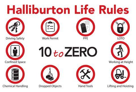 Halliburton Logo - Life Rules - Halliburton