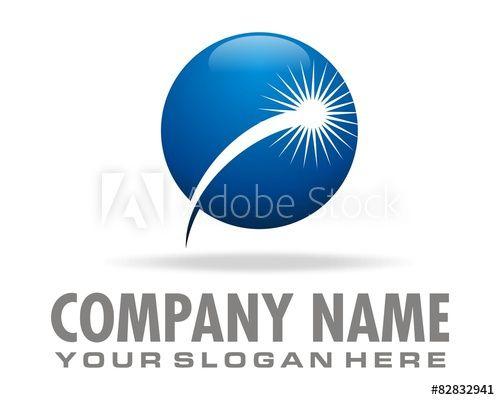 Blue Circle with White Star Logo - blue round white star logo image vector - Buy this stock vector and ...
