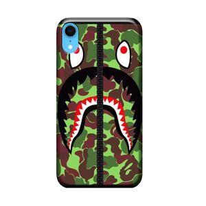 BAPE Shark Logo - Bape Shark Logo Green iPhone Xr 3D Case