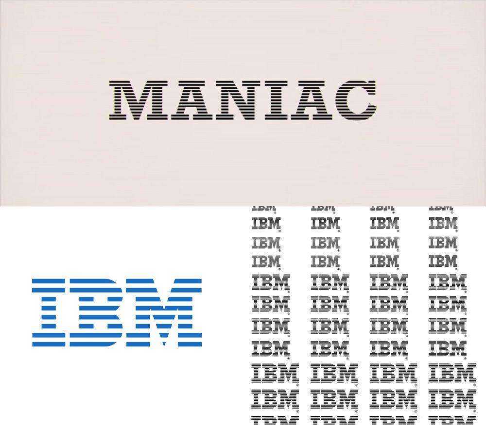 New IBM Logo - Brand New: Maniac Lines
