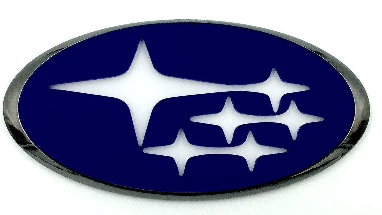 Subaru Stars Logo - Subaru stars rear trunk hood grill custom color badge logo emblem ...