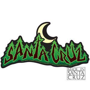 Santa Cruz Tree Logo - Santa Cruz Mountain Forest Redwood Trees Vinyl Decal Sticker