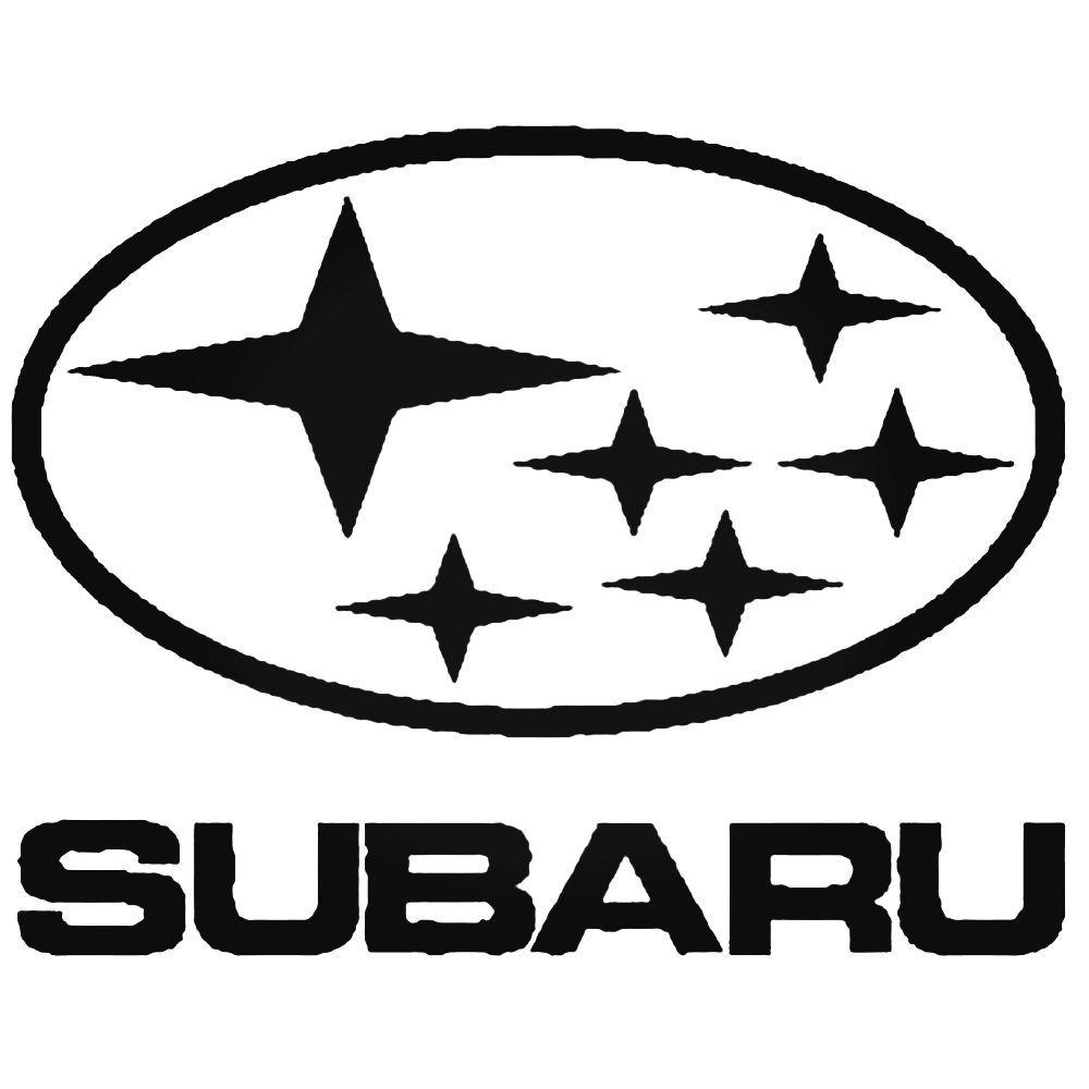 Subaru Stars Logo - Subaru Stars Impreza Legacy Brz Decal Sticker. Aftermarket Decals