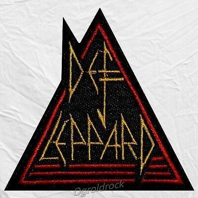 Savage Word Logo - DEF LEPPARD WORD Logo Embroidered Big Patch for Back Rock Band Rick