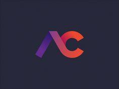 AC Logo - ac monogram | Logo | Logo design, Monogram logo, Monogram