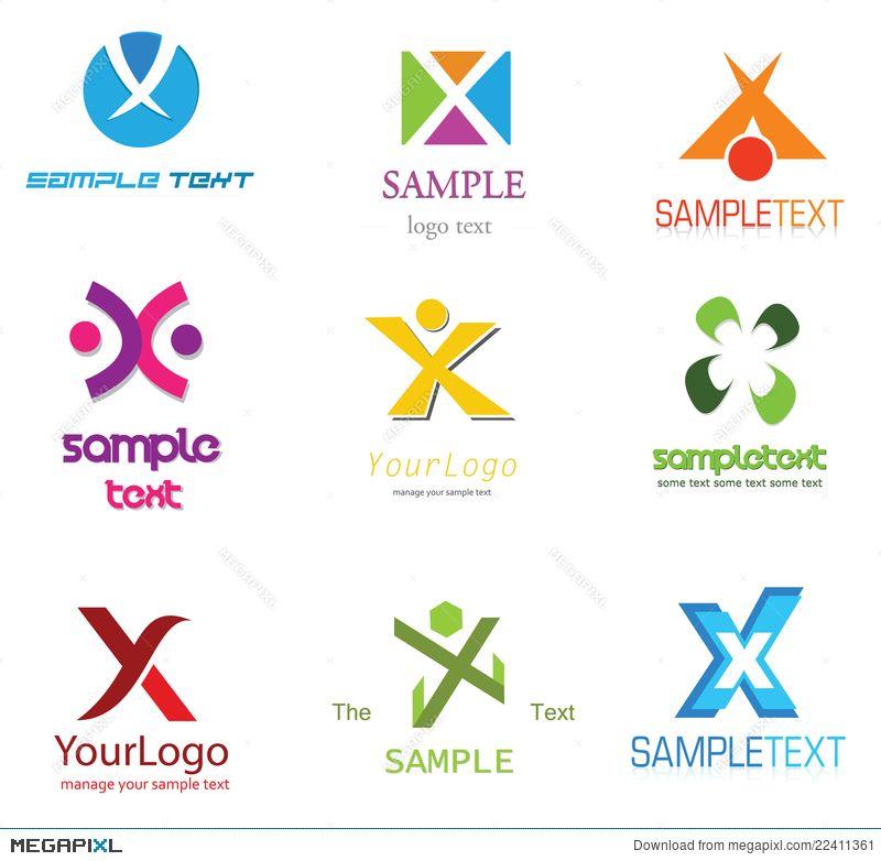 Letter X Logo - Letter X Logo Illustration 22411361 - Megapixl